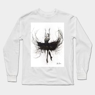 The Black Swan Ballerina Long Sleeve T-Shirt